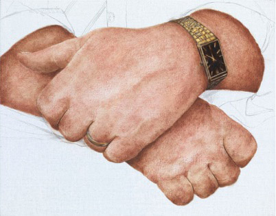 hands painted by patrice moor